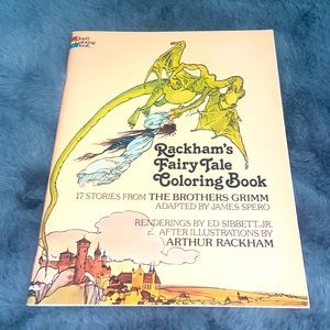 Arthur Rackham Fairytale Coloring Book 1979